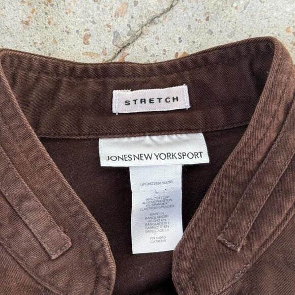 2000s Brown button-up jacket - Picture 3 of 6